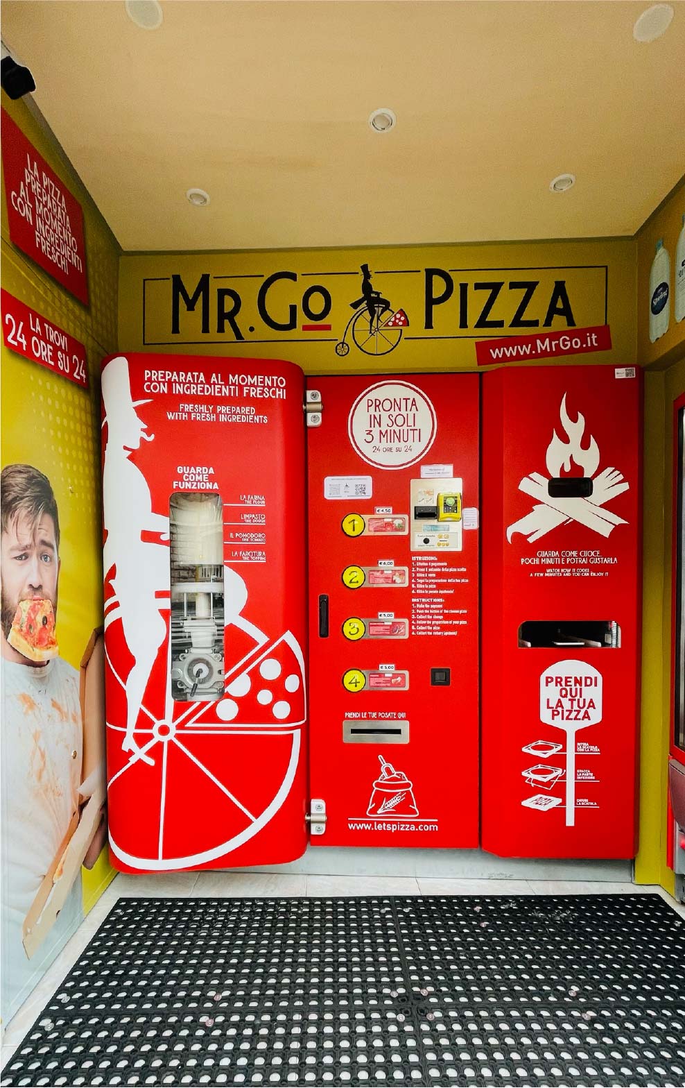 Get acquainted triumphant Intimate Distributore Pizza Automatica | Pizzeria 24h su 24 | Mr.Go